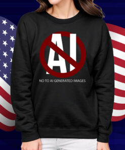 No To Ai Generated Images Shirt