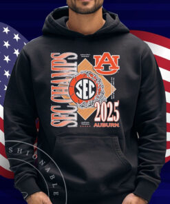 Official Auburn Tigers Men’s Basketball 2024-25 SEC Champs Conference Champions Shirt