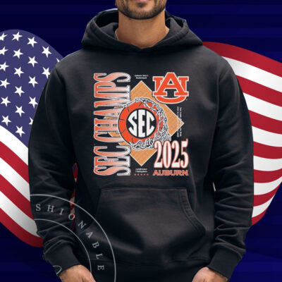 Official Auburn Tigers Men’s Basketball 2024-25 SEC Champs Conference Champions Shirt