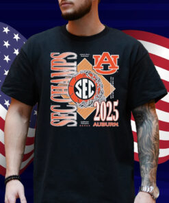 Official Auburn Tigers Men’s Basketball 2024-25 SEC Champs Conference Champions Shirt