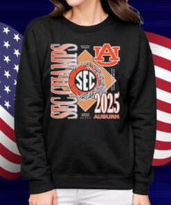 Official Auburn Tigers Men’s Basketball 2024-25 SEC Champs Conference Champions Shirt