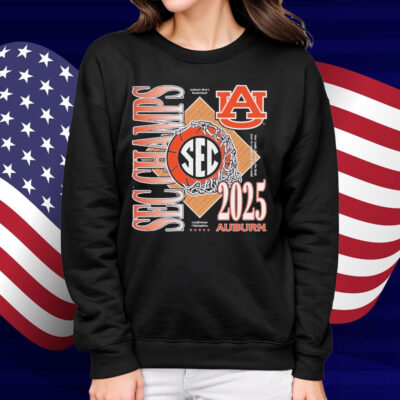 Official Auburn Tigers Men’s Basketball 2024-25 SEC Champs Conference Champions Shirt