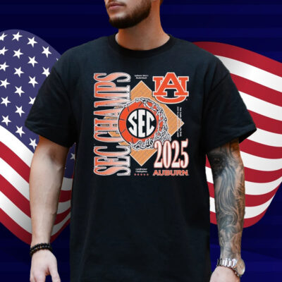 Official Auburn Tigers Men’s Basketball 2024-25 SEC Champs Conference Champions Shirt