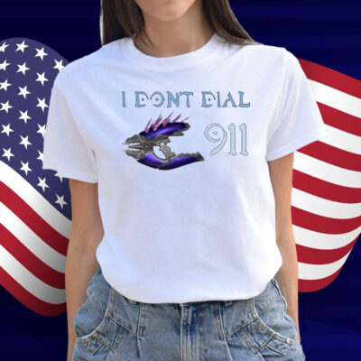 Old School Hats Halo Needler I Don't Dial 911 Shirt