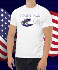 Old School Hats Halo Needler I Don't Dial 911 Shirt