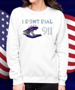 Old School Hats Halo Needler I Don't Dial 911 Shirt
