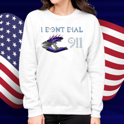 Old School Hats Halo Needler I Don't Dial 911 Shirt