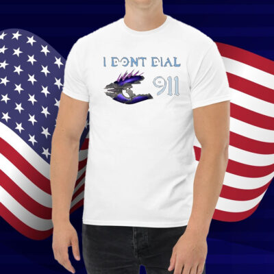 Old School Hats Halo Needler I Don't Dial 911 Shirt