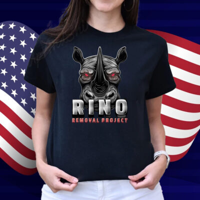 Rino Removal Project Logo Shirt