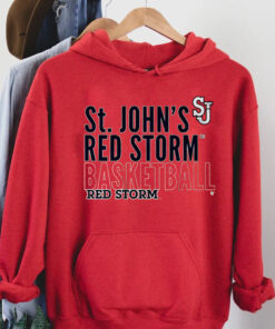 St John's Basketball Text Logo Overlay Shirt