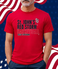 St John's Basketball Text Logo Overlay Shirt