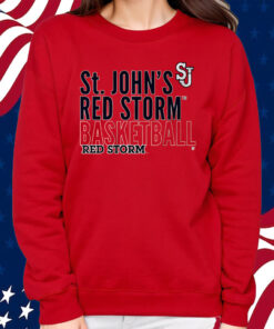 St John's Basketball Text Logo Overlay Shirt