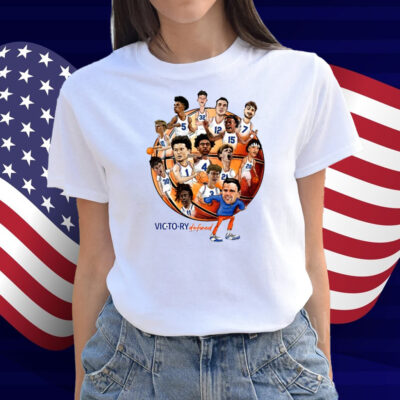 The Boys Wearing Gatorsmbk Florida Basketball Caricature Shirt