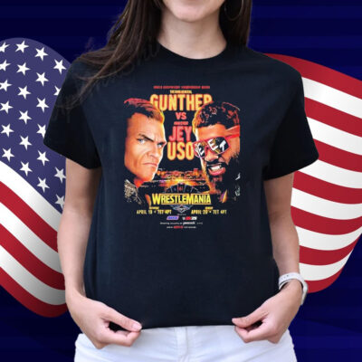 Walter Gunther vs Jey Uso WWE WrestleMania The Ring General On April 2025 Shirt