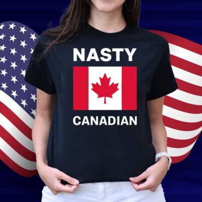 Women’s Retro Nasty Canadians Print T-Shirt