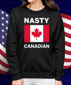 Women’s Retro Nasty Canadians Print T-Shirt