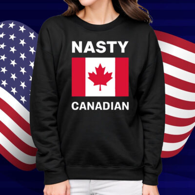 Women’s Retro Nasty Canadians Print T-Shirt
