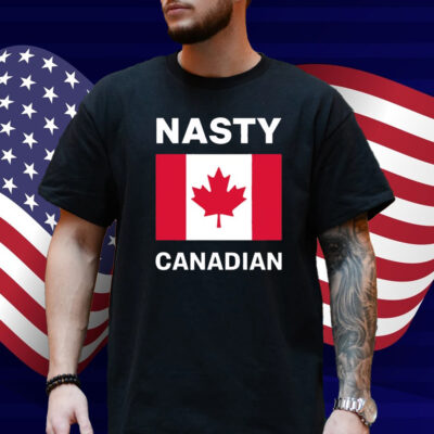Women’s Retro Nasty Canadians Print T-Shirt