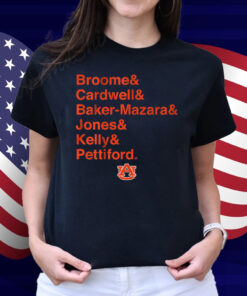 Auburn Basketball Ampersand Stars Shirt