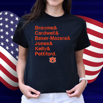 Auburn Basketball Ampersand Stars Shirt