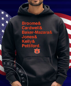 Auburn Basketball Ampersand Stars Shirt