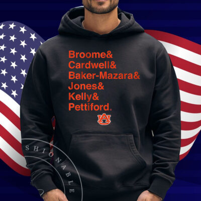 Auburn Basketball Ampersand Stars Shirt