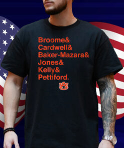 Auburn Basketball Ampersand Stars Shirt
