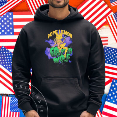 Dope Lemon Golden Wolf Sugar Cat Shirt