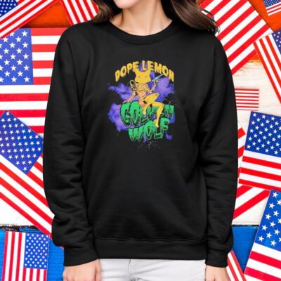 Dope Lemon Golden Wolf Sugar Cat Shirt