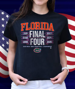 Florida Basketball All-Time Final Fours Shirt