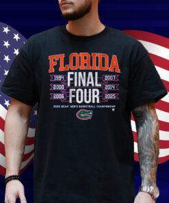 Florida Basketball All-Time Final Fours Shirt