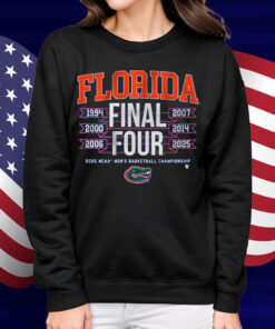 Florida Basketball All-Time Final Fours Shirt