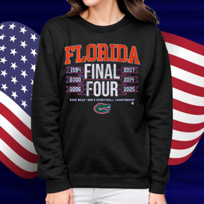 Florida Basketball All-Time Final Fours Shirt