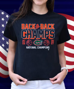 Florida Basketball Back-to-Back National Champs Shirt