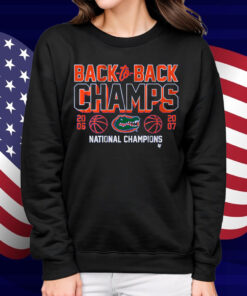 Florida Basketball Back-to-Back National Champs Shirt
