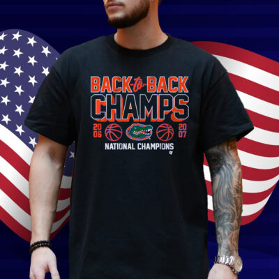 Florida Basketball Back-to-Back National Champs Shirt