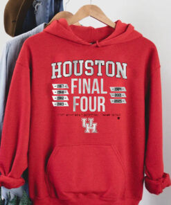 Houston Basketball All-Time Final Fours Shirt