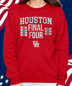 Houston Basketball All-Time Final Fours Shirt
