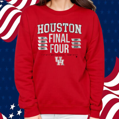 Houston Basketball All-Time Final Fours Shirt