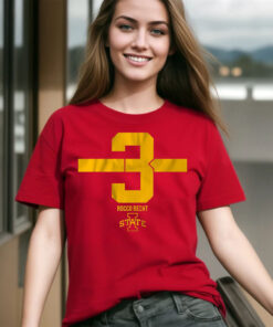 Iowa State Football Rocco Becht Number Stripe Shirt
