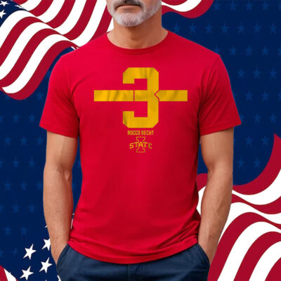 Iowa State Football Rocco Becht Number Stripe Shirt