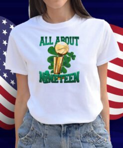 Jayson Tatum Wearing Boston All About Nineteen 19 Shirt