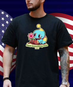 Limted Sonic The Hedgehog Plant Something Good Earth Day Chao Shirt