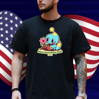 Limted Sonic The Hedgehog Plant Something Good Earth Day Chao Shirt
