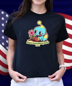 Limted Sonic The Hedgehog Plant Something Good Earth Day Chao Shirt