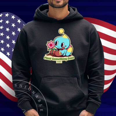 Limted Sonic The Hedgehog Plant Something Good Earth Day Chao Shirt