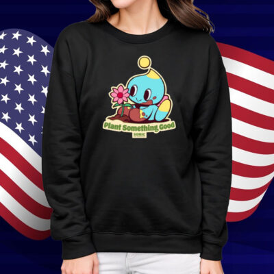 Limted Sonic The Hedgehog Plant Something Good Earth Day Chao Shirt