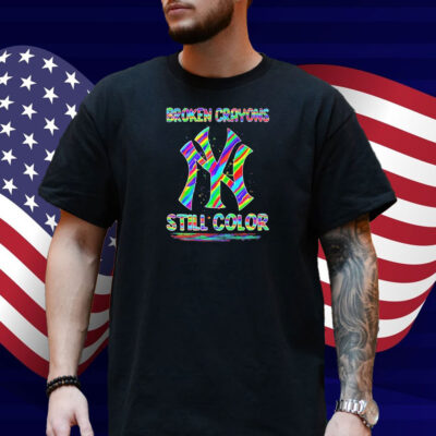 New York Yankees Broken Crayons Still Color Shirt