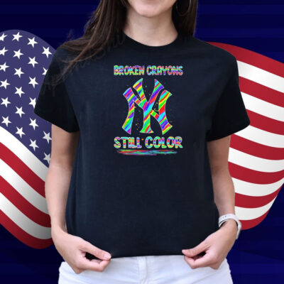 New York Yankees Broken Crayons Still Color Shirt