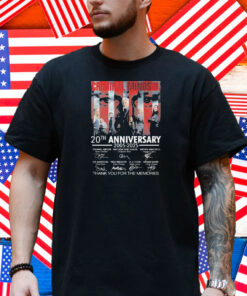 Official Criminal Minds 20th Anniversary 2005 2025 Thank You For The Memories Signatures Shirt